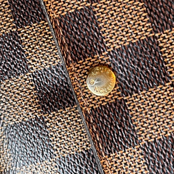 Authentic LOUIS VUITTON Damier Ebene Portefeuille Sarah Long Wallet - Picture 6 of 12